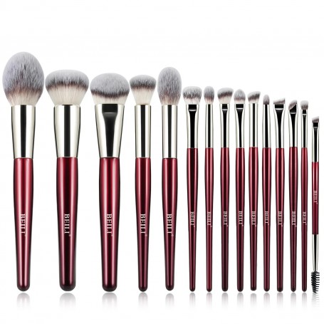 Set 15 pensule make-up Beili Red PR15 Vegan