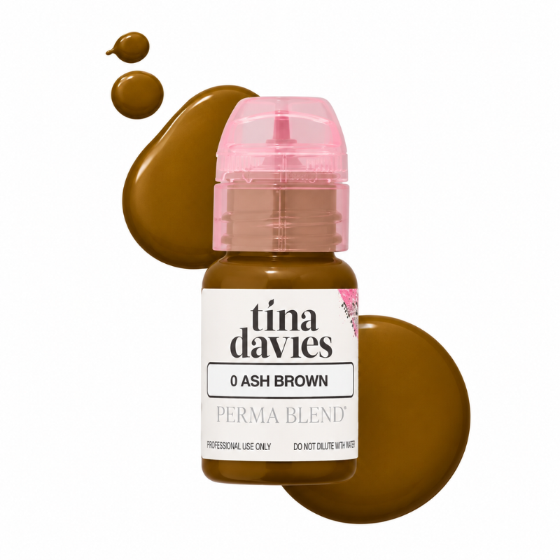 Perma Blend Luxe PMU Ink - Tina Davies Ash Brown Luxe 15ML