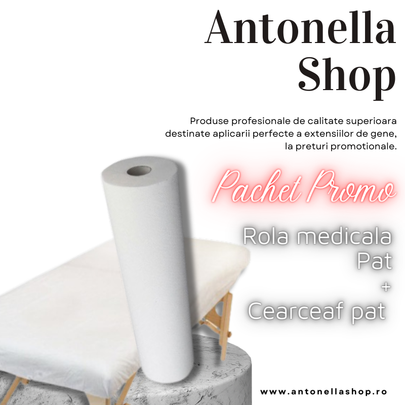 Pachet Promo Rola Medicala Pat+Cearsaf Pat