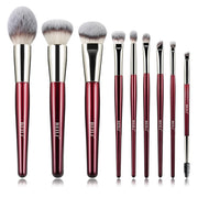 Set 9 pensule make-up Beili Red PR9 Vegan