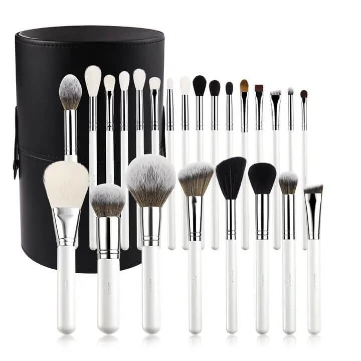 Set pensule make-up Beili White 24