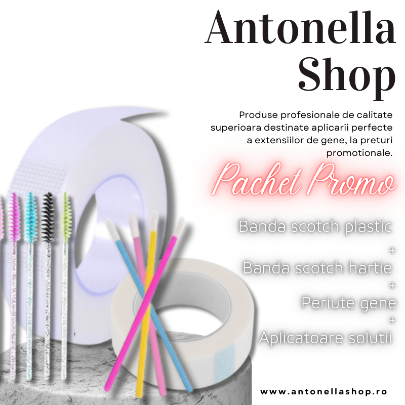 Pachet Promo Scotch Plastic+Hartie+Periute+Aplicatoare