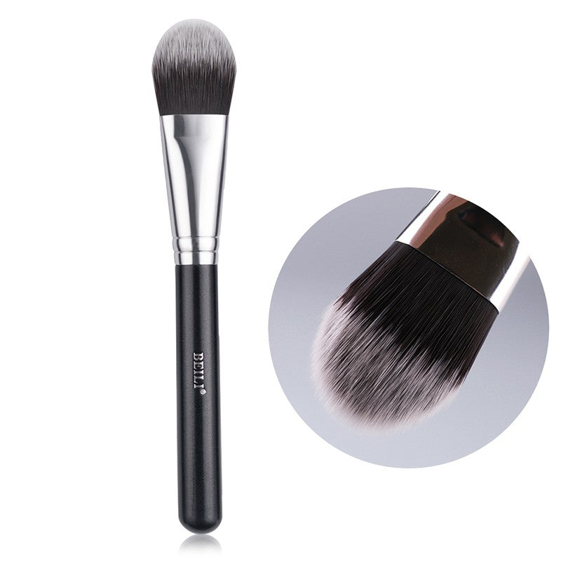 Pensula fond de ten par sintetic Beili Black BL12