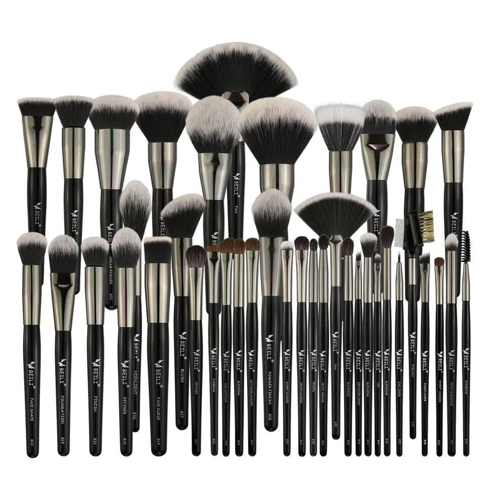 Set 40 pensule make-up Beili Black Professional