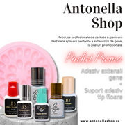 Pachet Promo Adeziv extensii gene 5ml + Suport Adeziv Tip Floare
