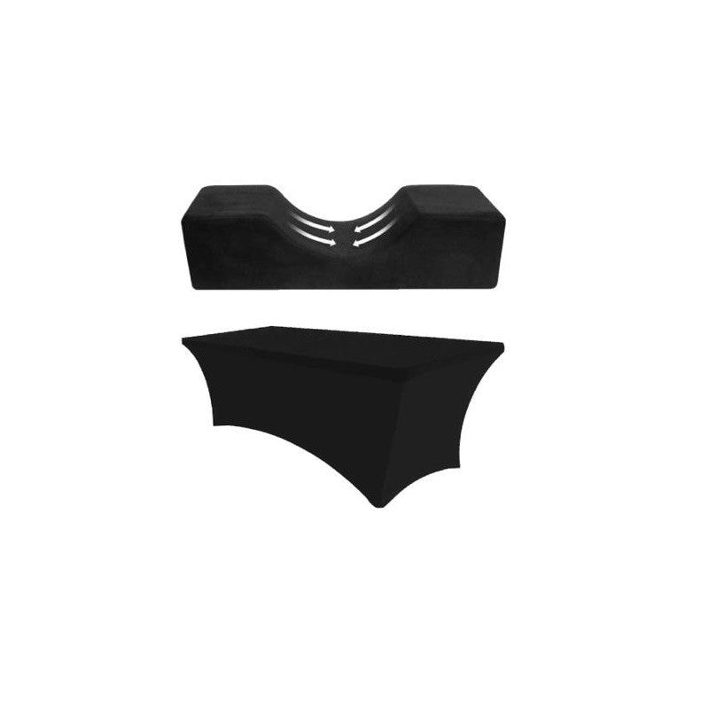 Pachet Promo Perna extensii gene Negru+Husa pat cosmetic Negru