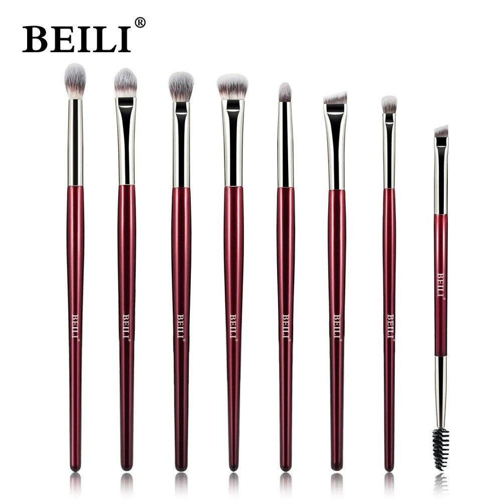 Set 8 pensule make-up Beili Red PRE8 Vegan