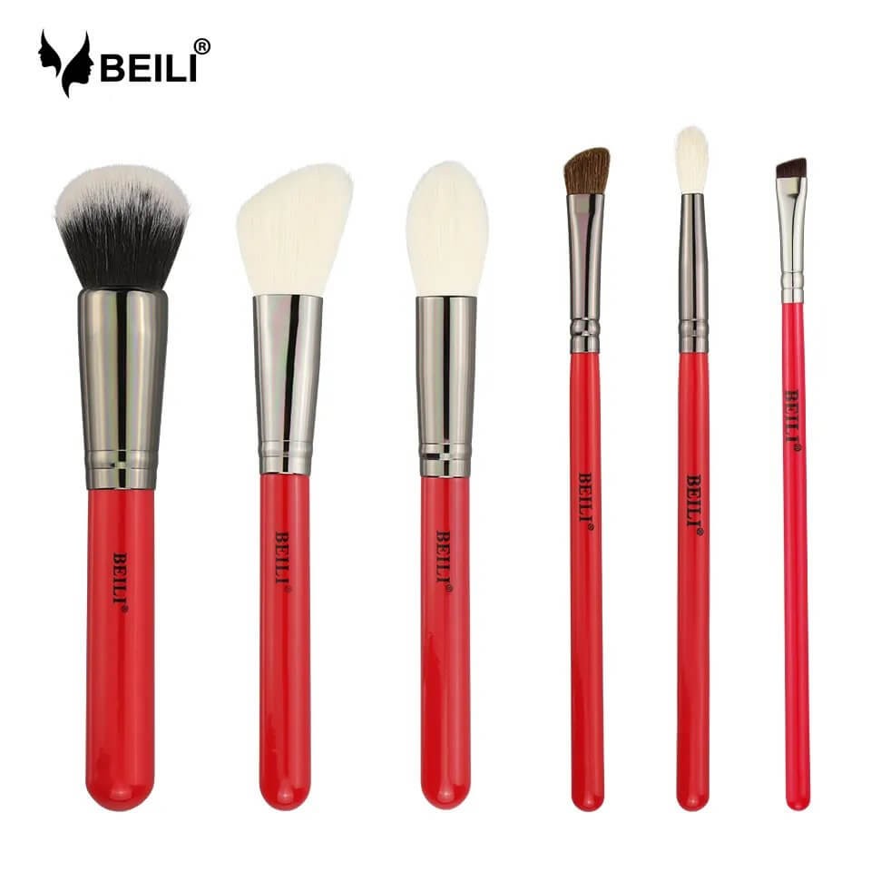 Set 6 pensule make-up Beili Red