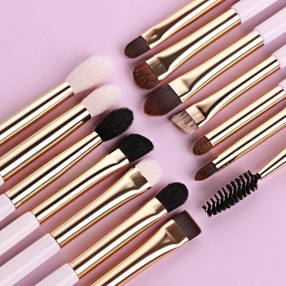 Set 14 pensule make-up Beili White