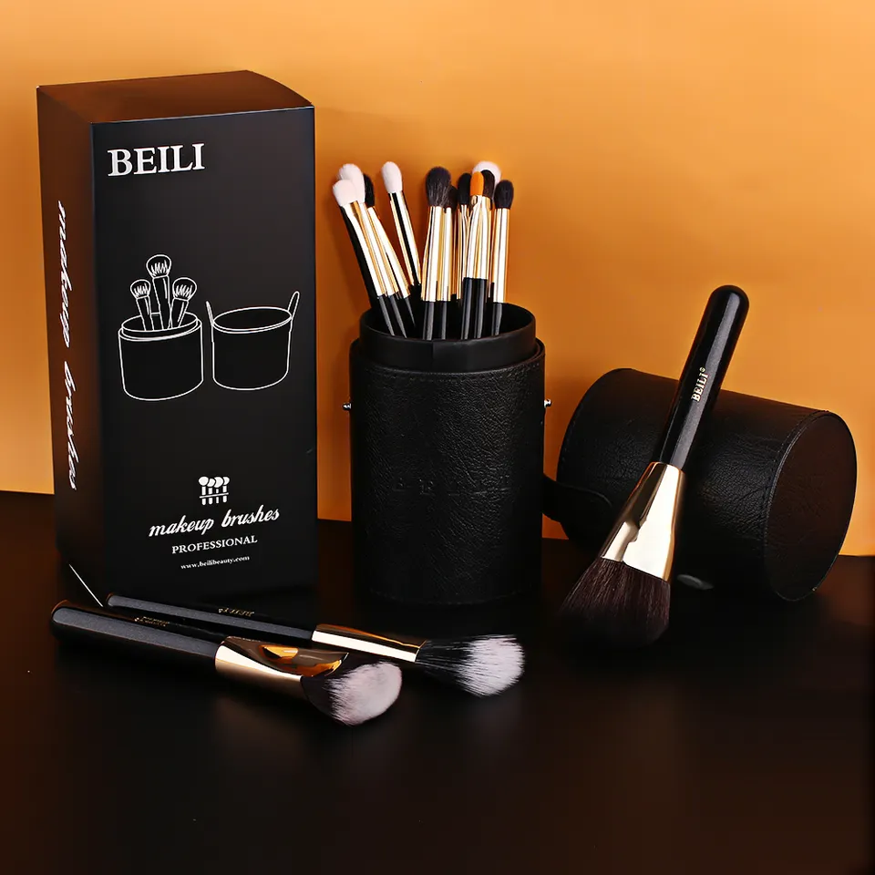 Set 15 pensule make-up Beili Luxury Black