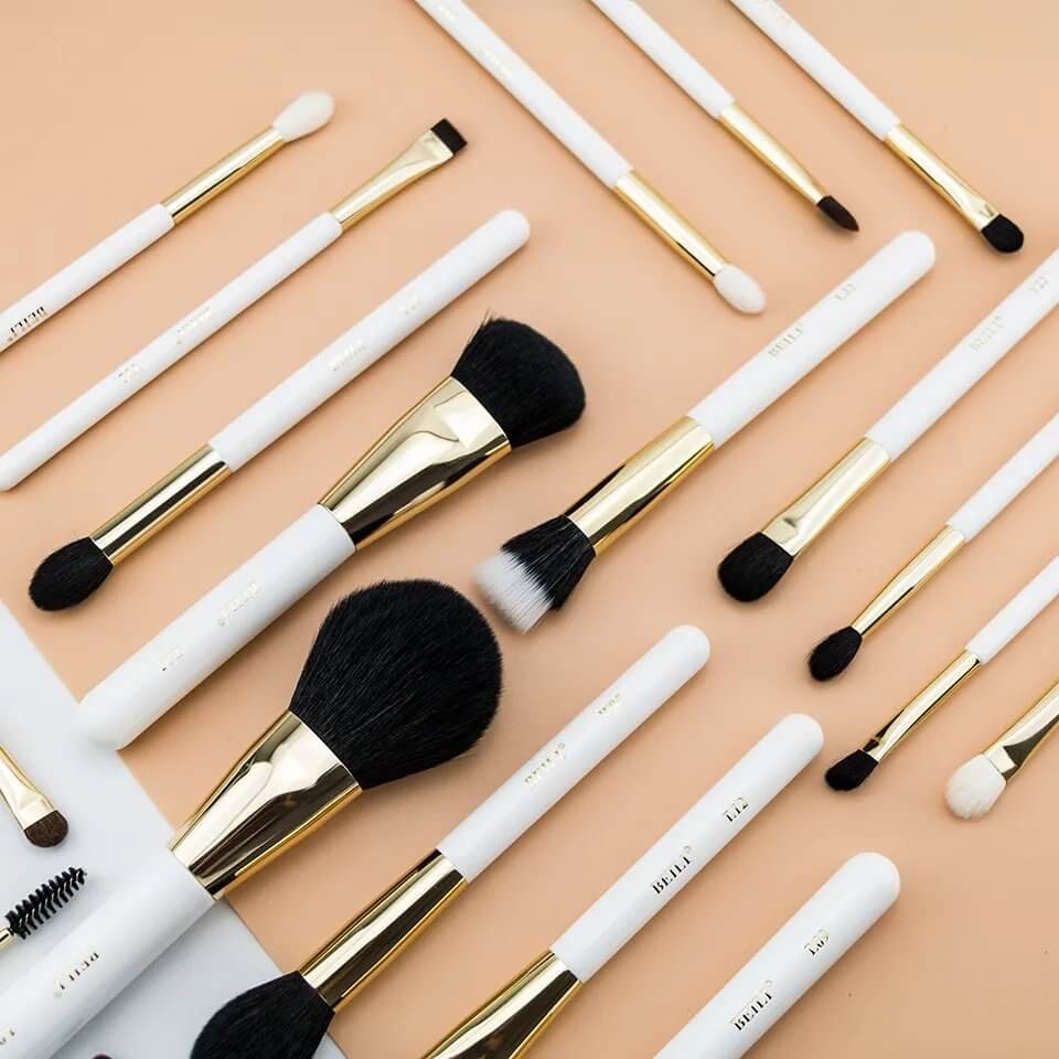 Set 25 pensule make-up Beili White Gold