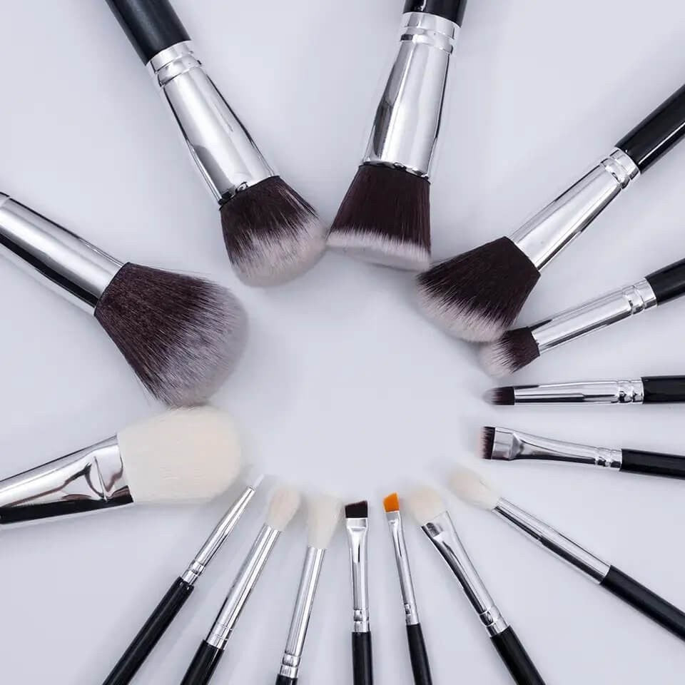 Set 15 pensule make-up Beili Black