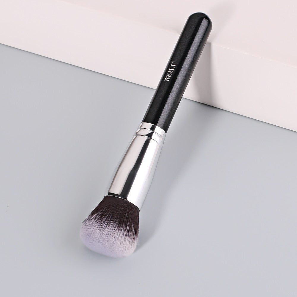 Pensula fond de ten par sintetic Beili Black B102