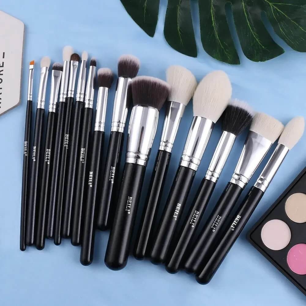 Set 15 pensule make-up Beili Black Professional