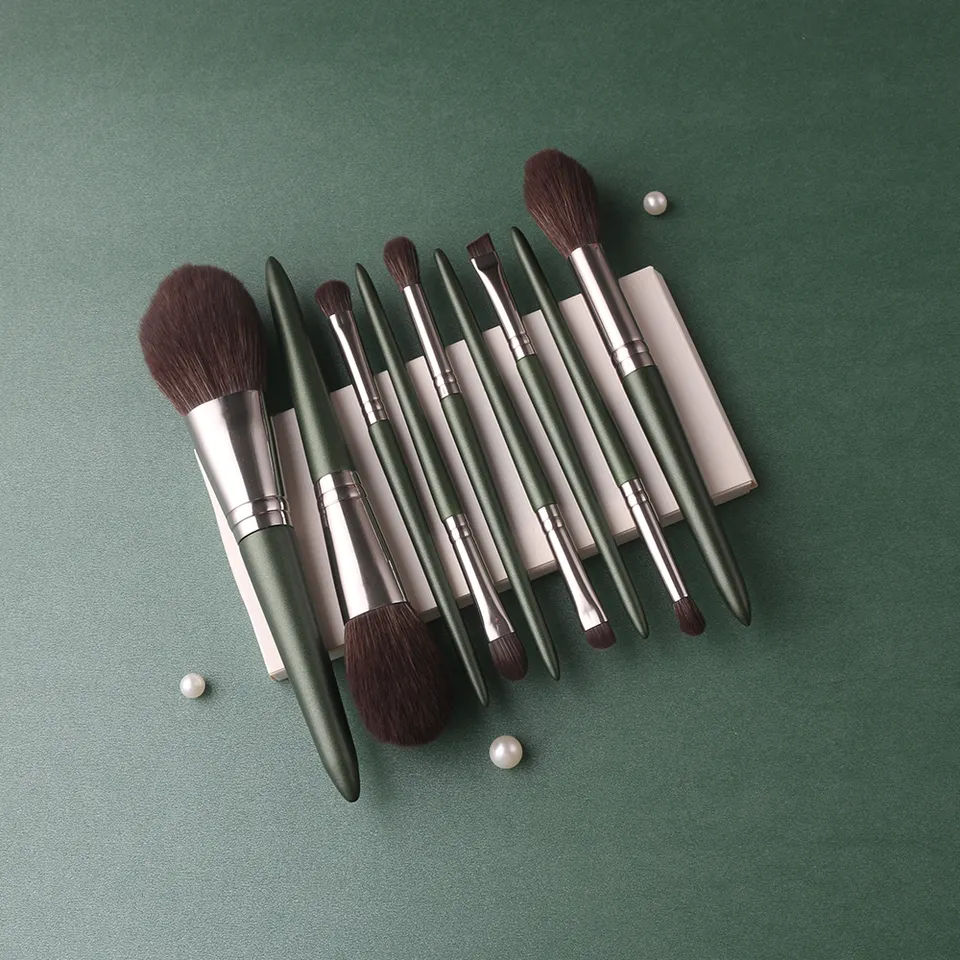 Set 9 pensule make-up Beili Green Vegan