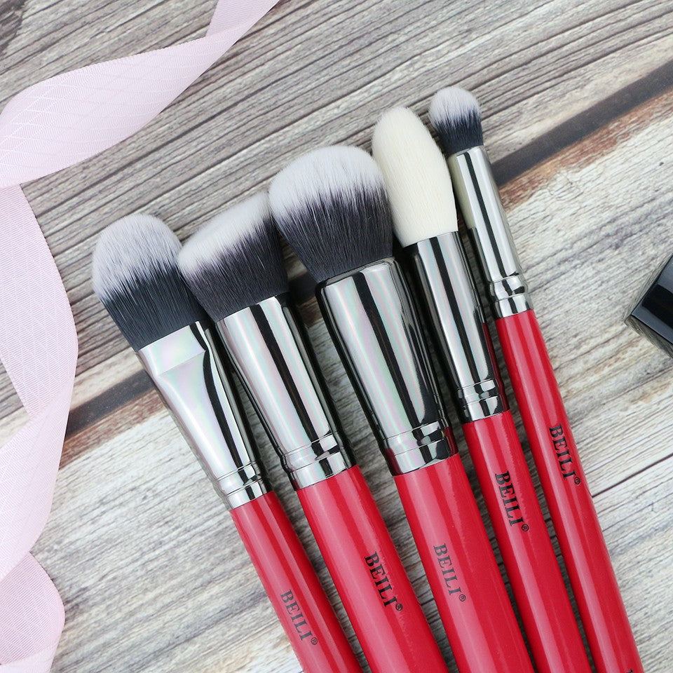 Set 15 pensule make-up Beili Red