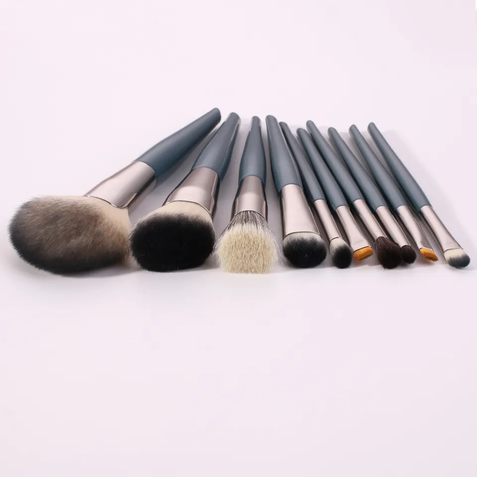 Set 10 pensule make-up Beili Grey Vegan