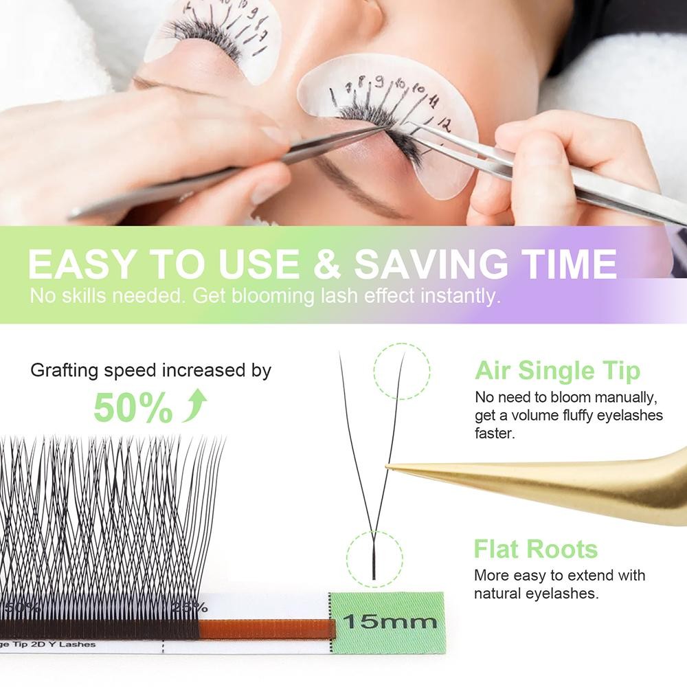 Extensii Gene Nagaraku Single Tip 2D Y