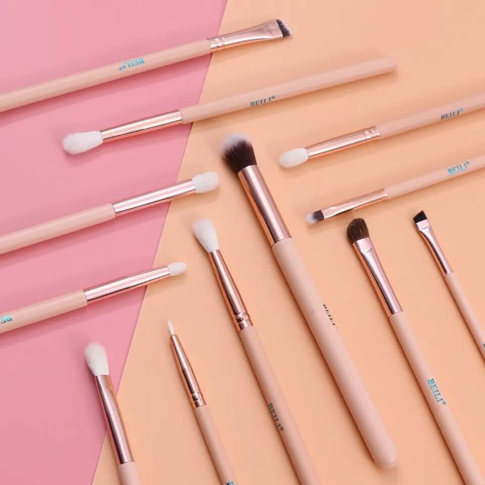 Set 12 pensule make-up Beili Cream