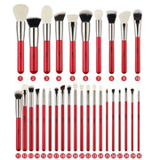 Set 25 pensule make-up Beili Red