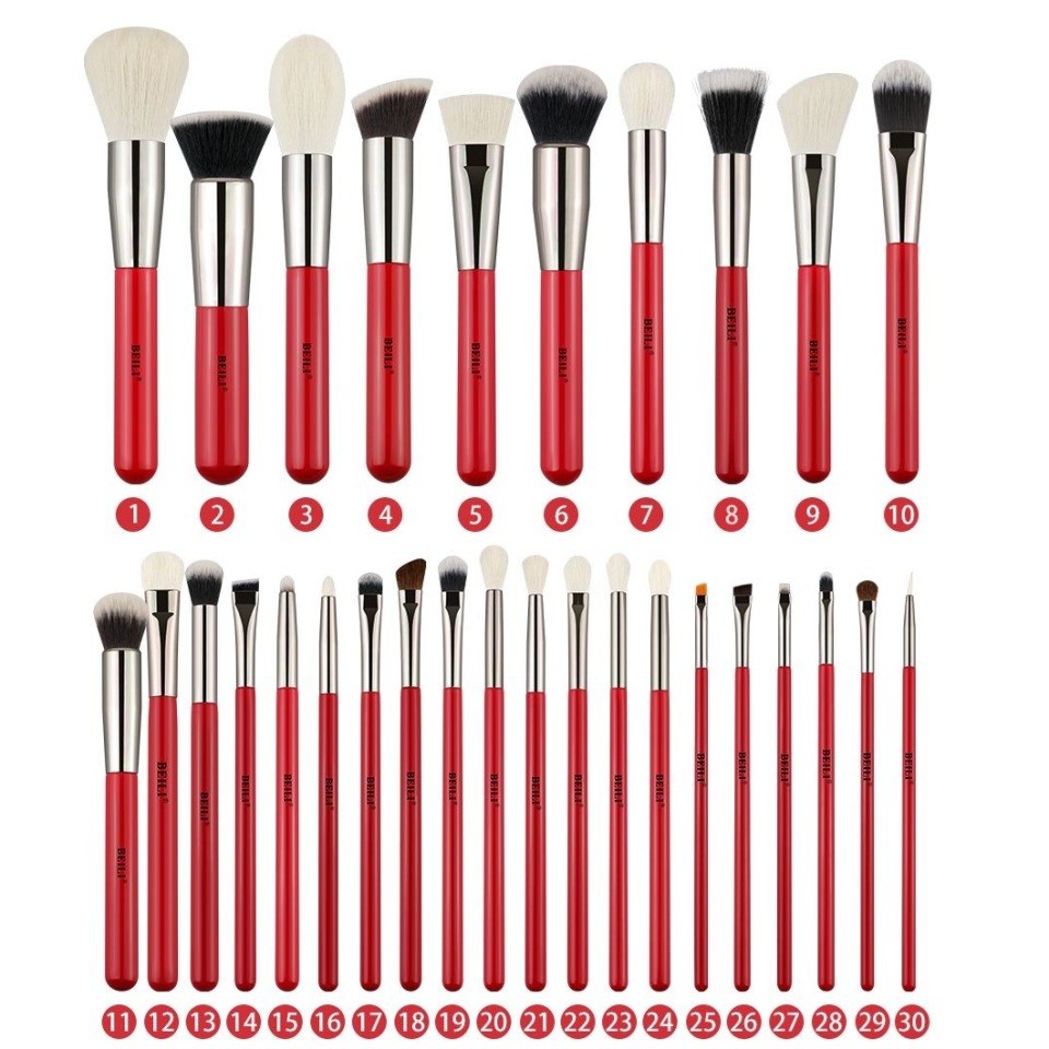 Set 25 pensule make-up Beili Red
