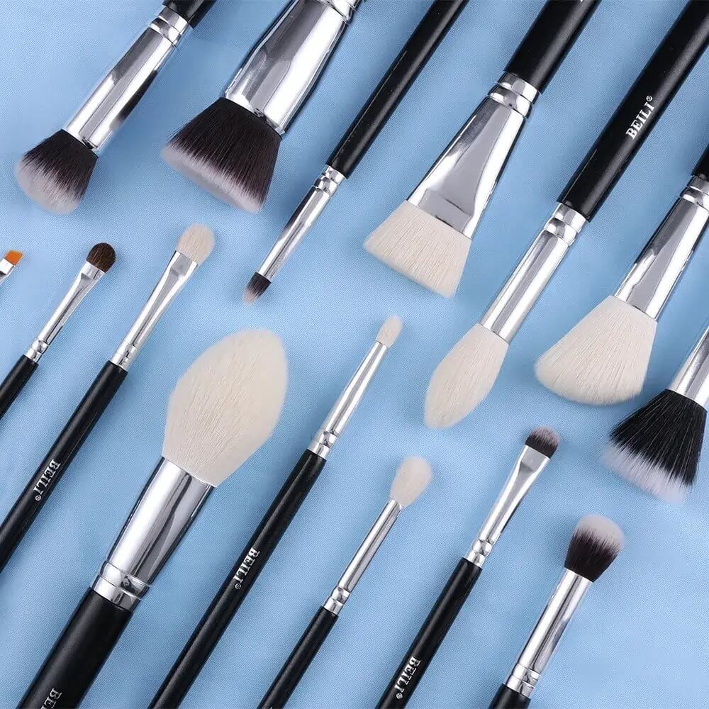 Set 15 pensule make-up Beili Black Professional