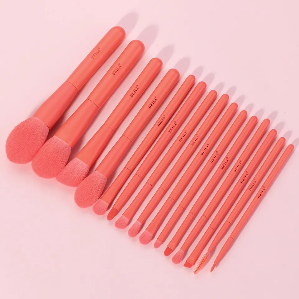 Set 15 pensule make-up Beili Orange Vegan