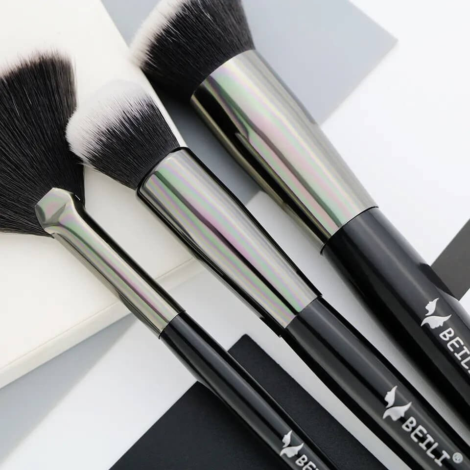 Set 10 pensule make-up Beili Black Professional