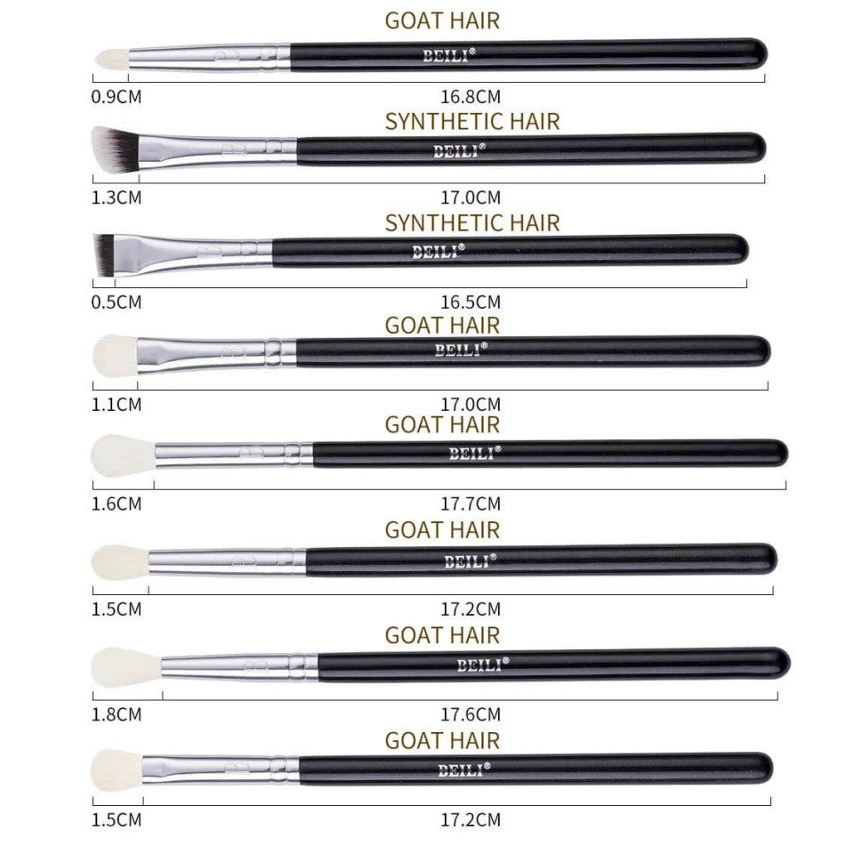 Set 8 pensule make-up Beili Best