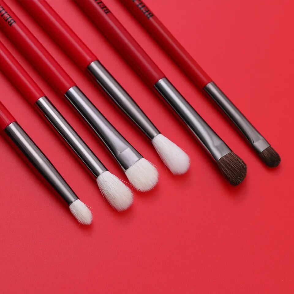 Set 12 pensule make-up Beili Red