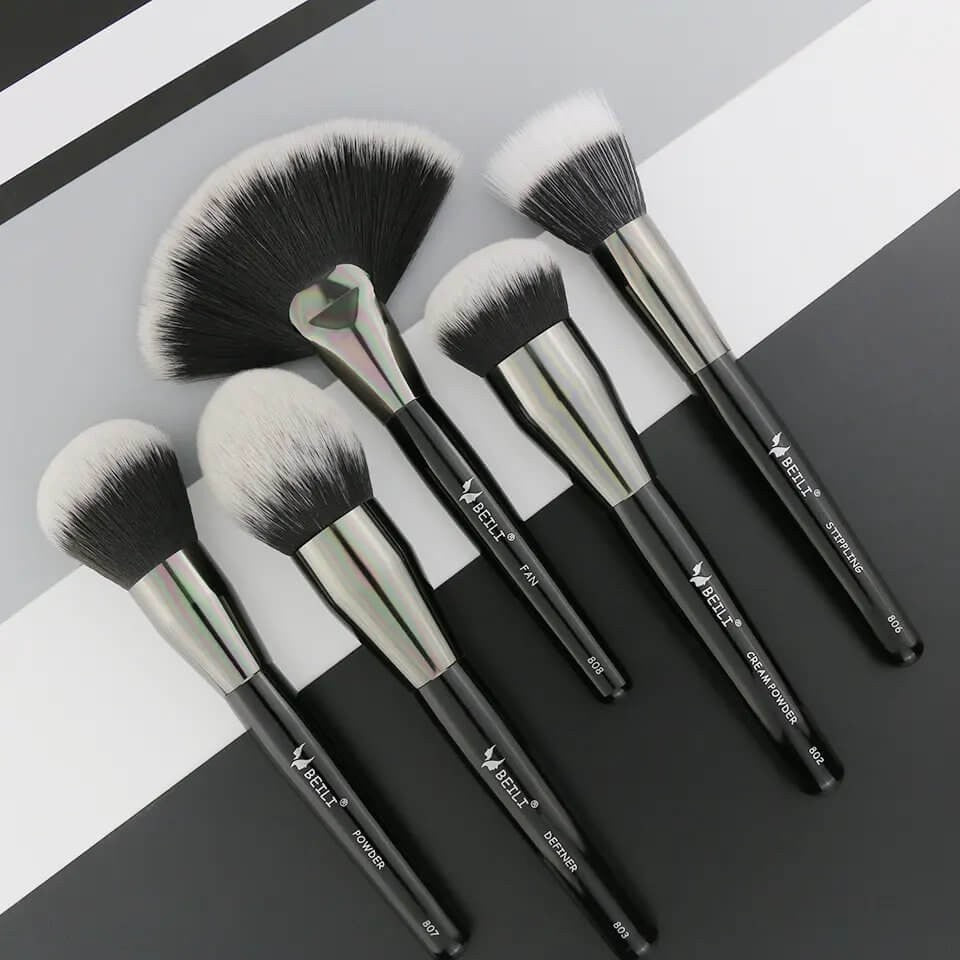 Set 5 pensule make-up Beili Black Professional