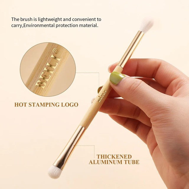 Set 10 pensule make-up maner bambus Beili