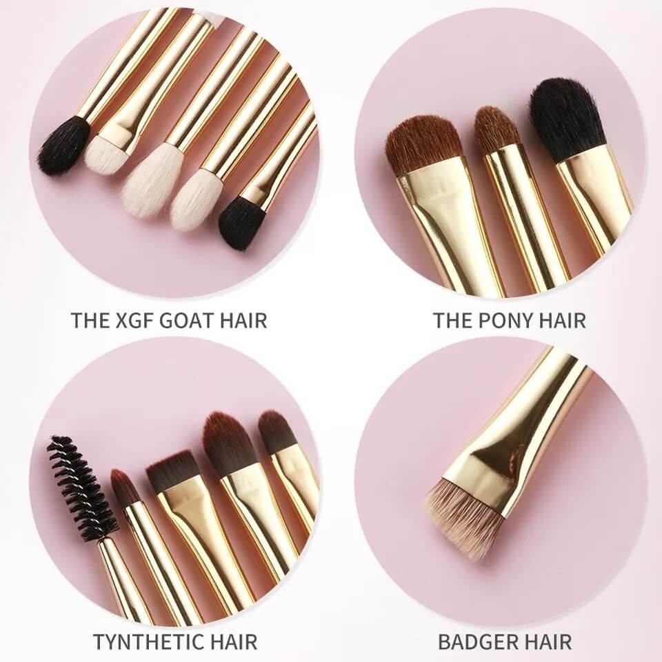 Set 14 pensule make-up Beili White