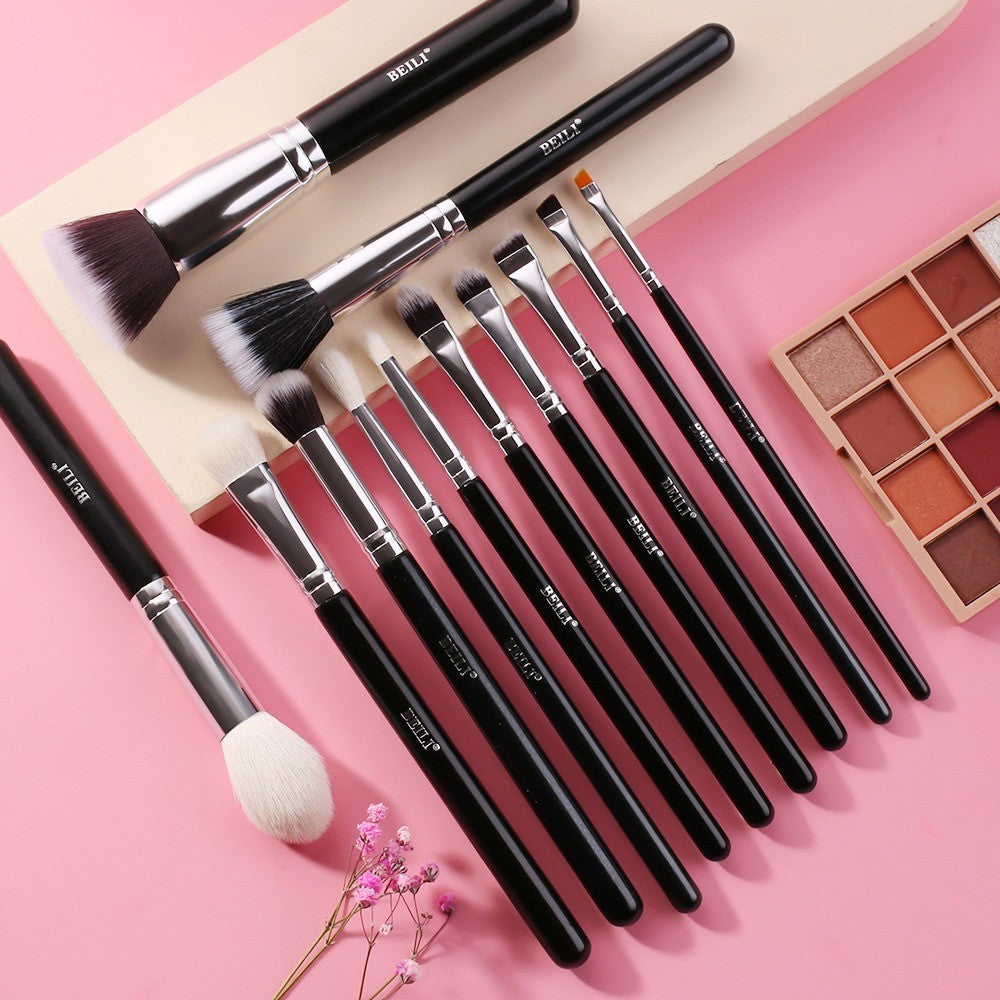 Set 12 pensule make-up Beili Black