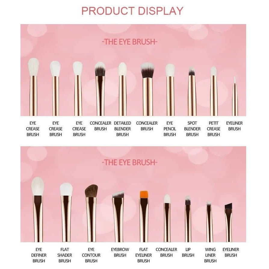 Set 19 pensule make-up Beili Cream