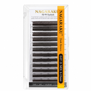 Extensii Gene Nagaraku 5D W gata facute Dark Brown, 12 linii