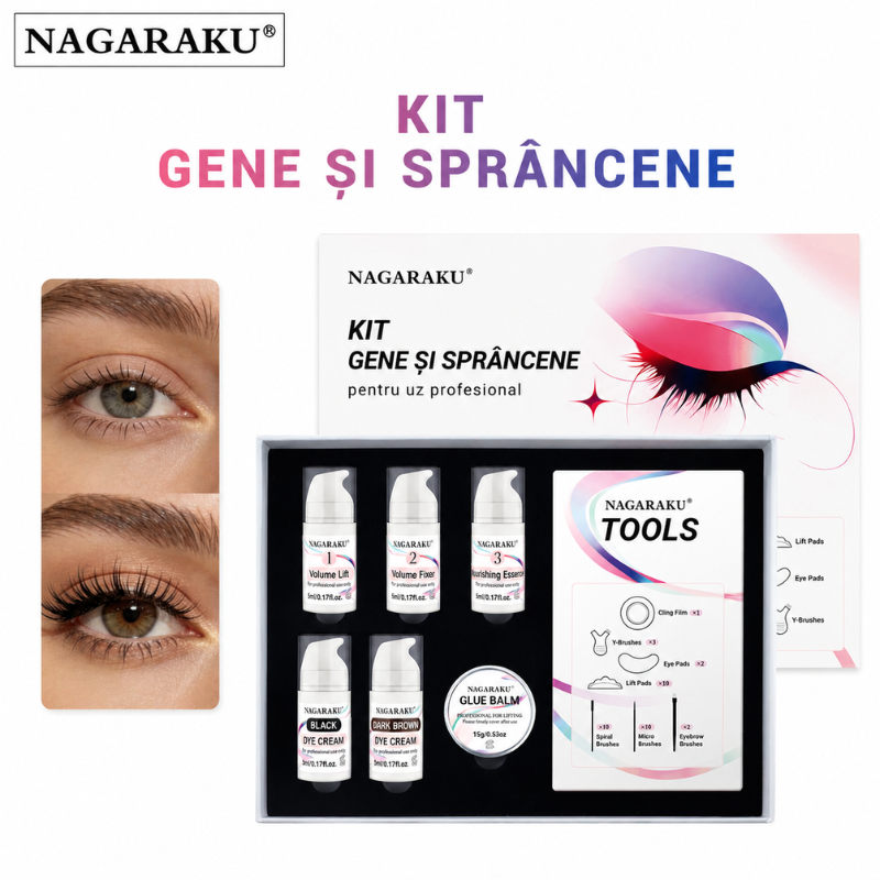 Kit Complet Nagaraku – Gene și Sprâncene