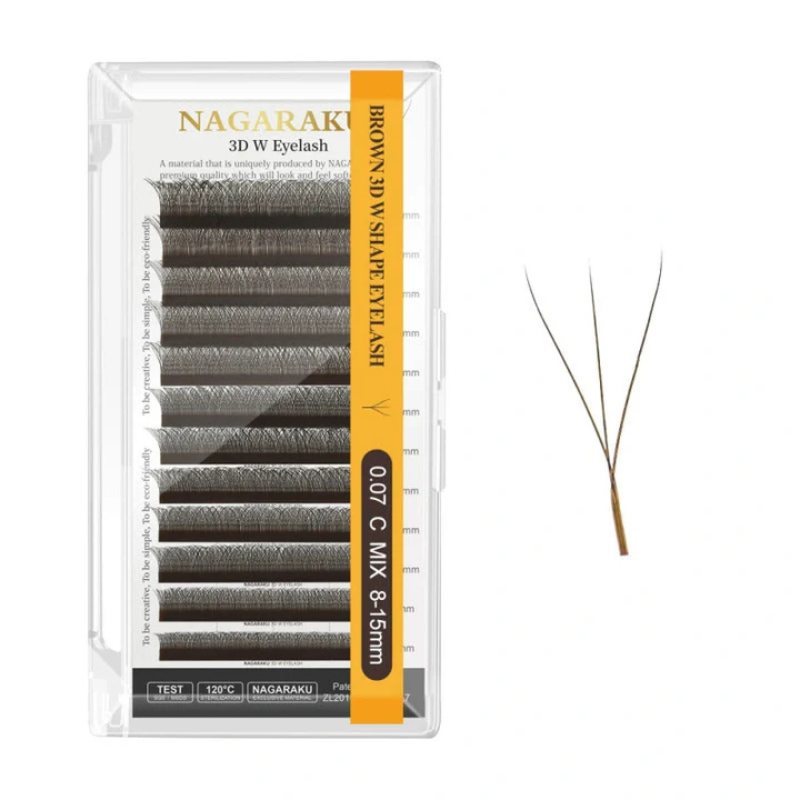 Extensii gene gata facute Nagaraku 3D W, Brown