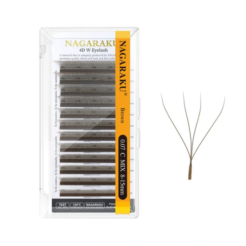 Extensii gene gata facute Nagaraku 4D W, Brown