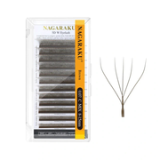 Extensii gene gata facute Nagaraku 5D W, Brown