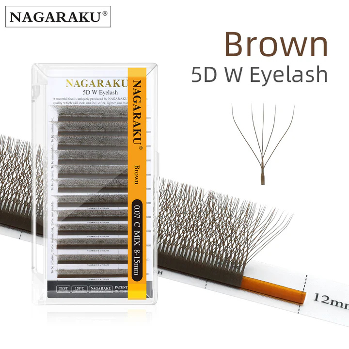 Extensii gene gata facute Nagaraku 5D W, Brown