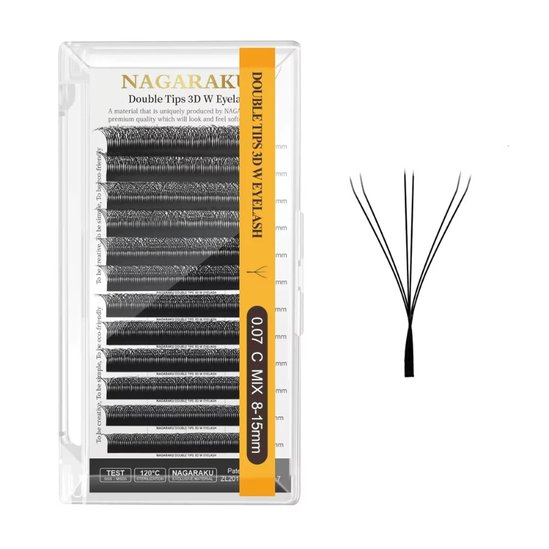 Extensii gene gata facute Double Tips Nagaraku 3D W