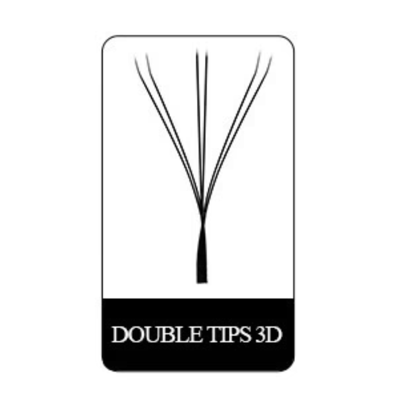 Extensii gene gata facute Double Tips Nagaraku 3D W