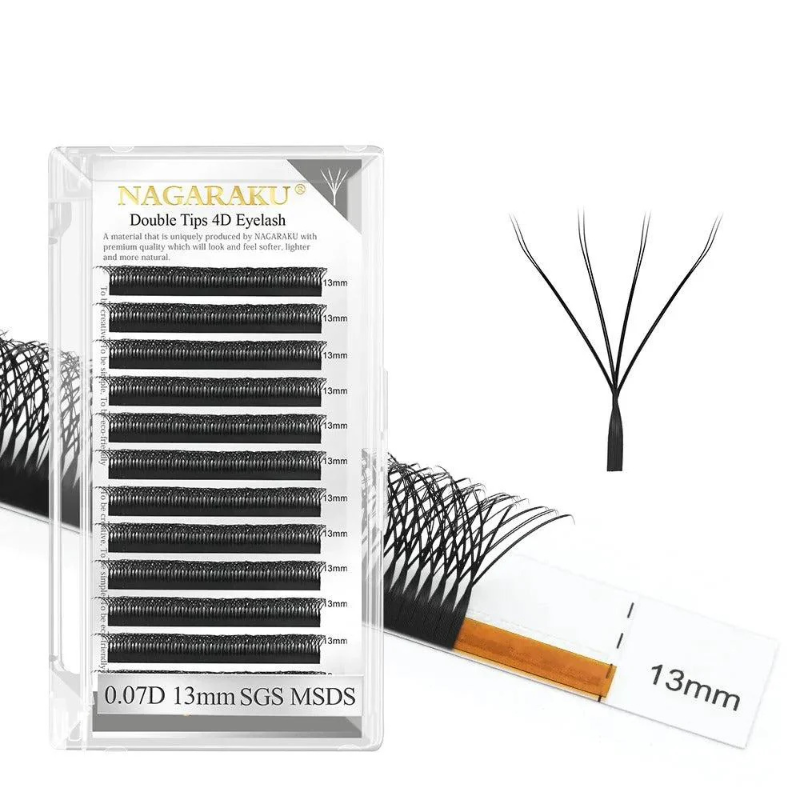 Extensii gene gata facute Double Tips Nagaraku 4D W