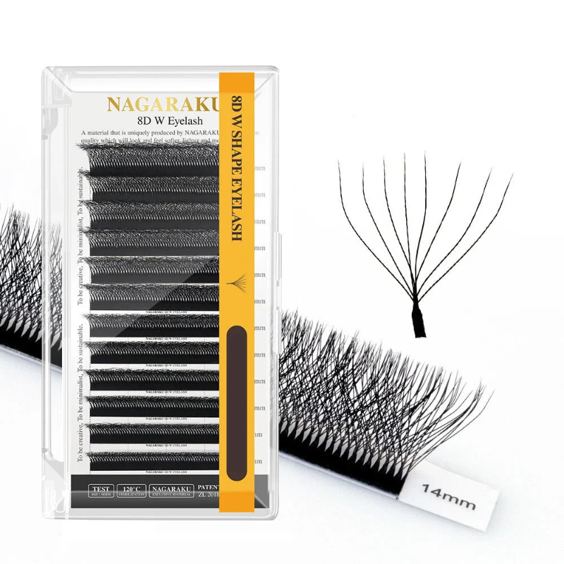 Extensii Gene Nagaraku 8D W gata facute, 12 linii