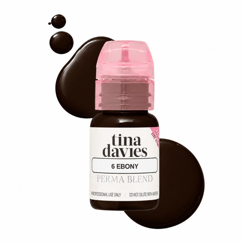 Perma Blend Luxe PMU Ink - Tina Davies Ebony Luxe 15ML