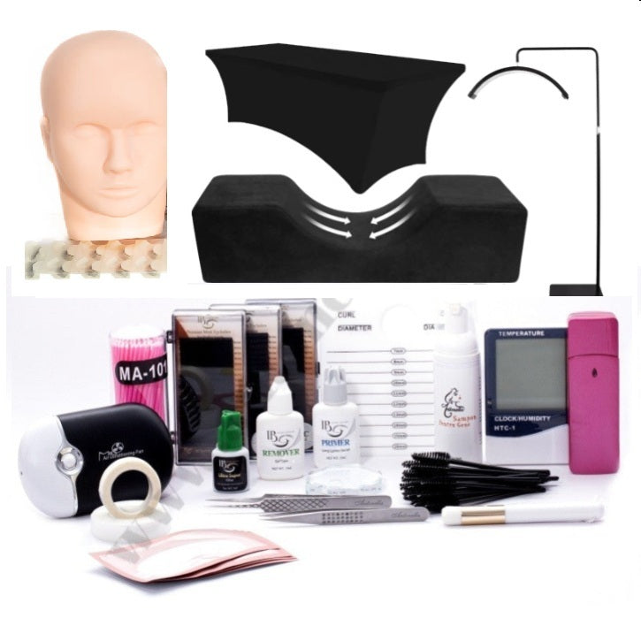 Kit incepatori extensii gene fir cu fir Ibeauty Complete Ultra