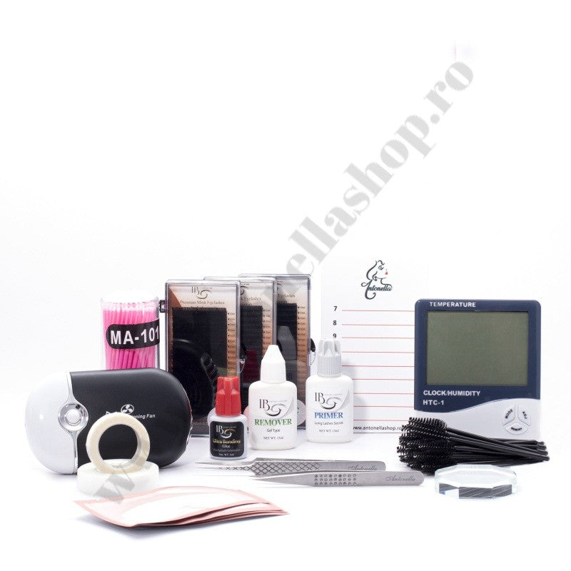 Kit incepatori extensii gene fir cu fir Ibeauty Complete