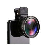 Lentila Macro HD 2in1 Cu Prindere Universala Super Wide 0.45X