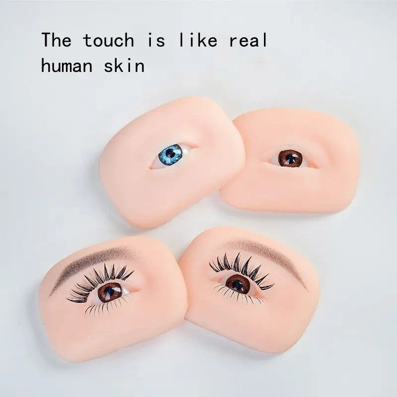 Modele Realiste De Ochi Din Silicon 5D Pentru Practica Gene,Sprancene Si Machiaj
